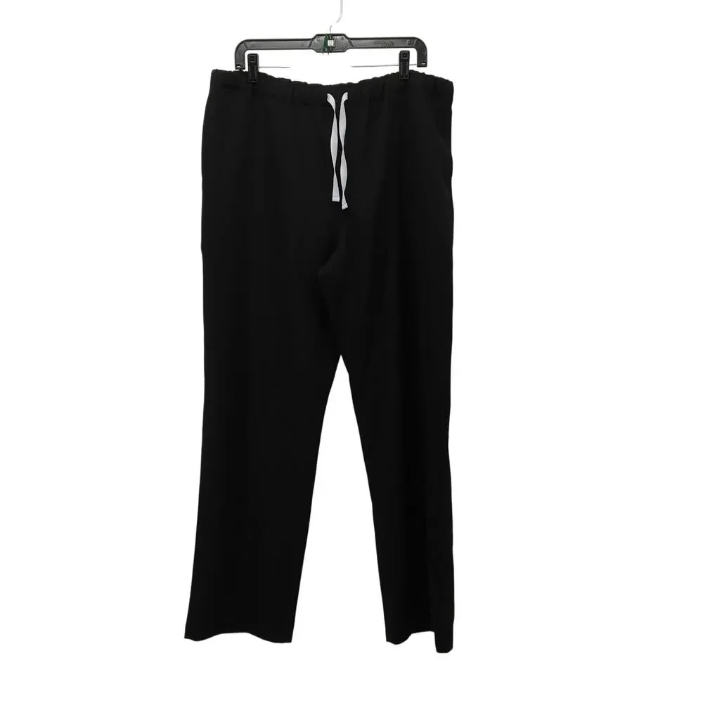 FIGS Mens Pisco Basic Scrub Pants Black Extra Large XL Nursing Medical Workwear